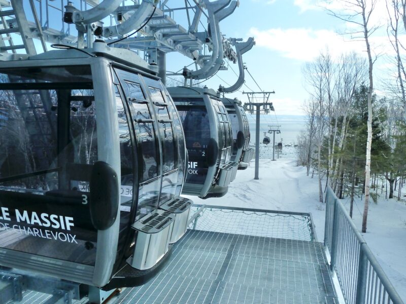 Le Massif de Charlevoix, Canada. Image © PlanetSKI